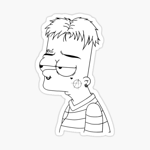 Lil Bart Stickers Redbubble