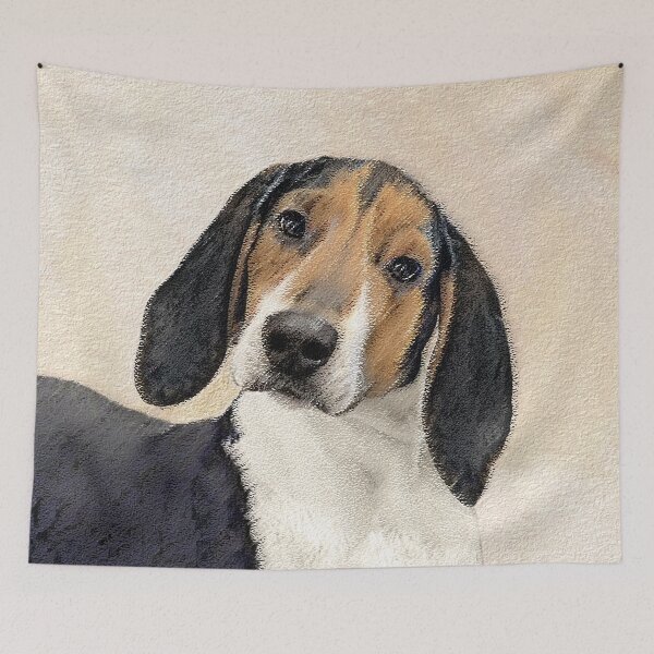 Item preview, Treeing Walker Coonhound Painting - Original Art designed and sold by alpendesigns.