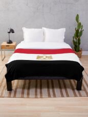 Flag of Egypt Egyptian Flag Eagle Throw Blanket