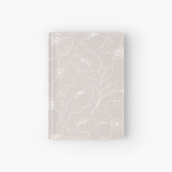 Floral Simplicity - Neutral Hardcover Journal