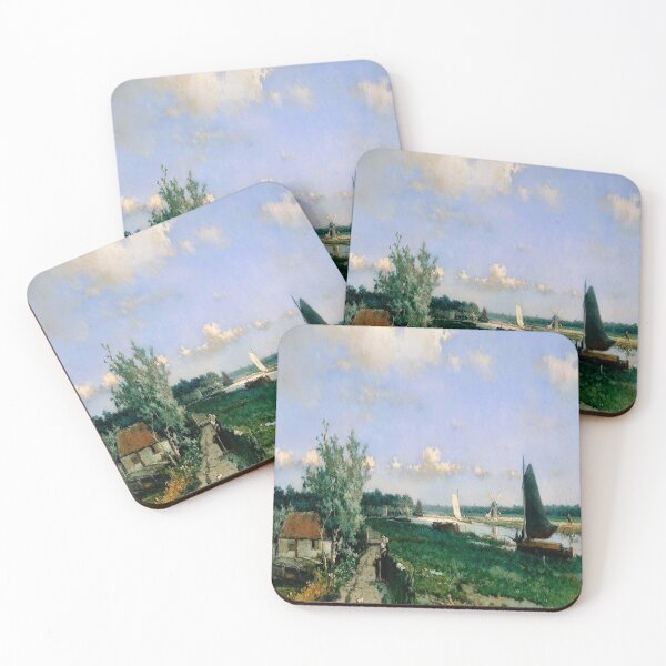 Item preview, Canal at Rijswijk-Johan Hendrik Weissenbruch designed and sold by LexBauer.