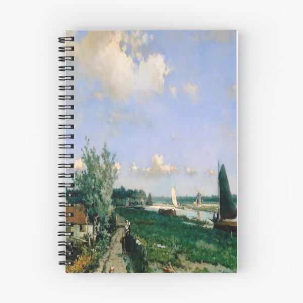 Item preview, Canal at Rijswijk-Johan Hendrik Weissenbruch designed and sold by LexBauer.