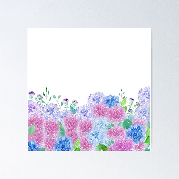 Item preview, The Beauty Of Hydrangeas Watercolor designed and sold by daphsam.