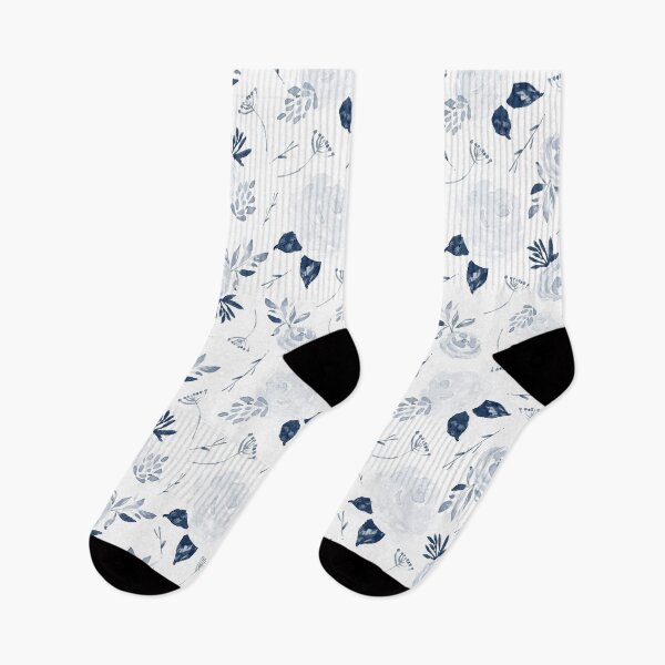 Item preview, Floral Blossom - Midnight Blue designed and sold by unionshore.