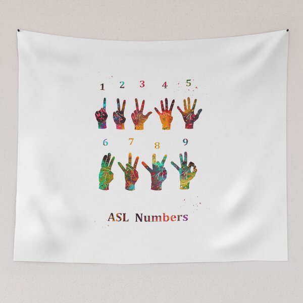 Item preview, ASL sign language number designed and sold by Liededrom..