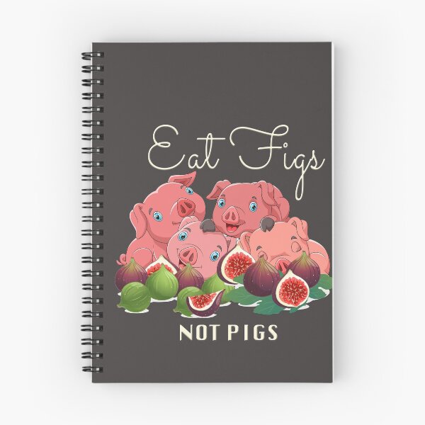 Item preview, Eat figs not pigs. Cute pig shirt. designed and sold by Epic Splash Creations.