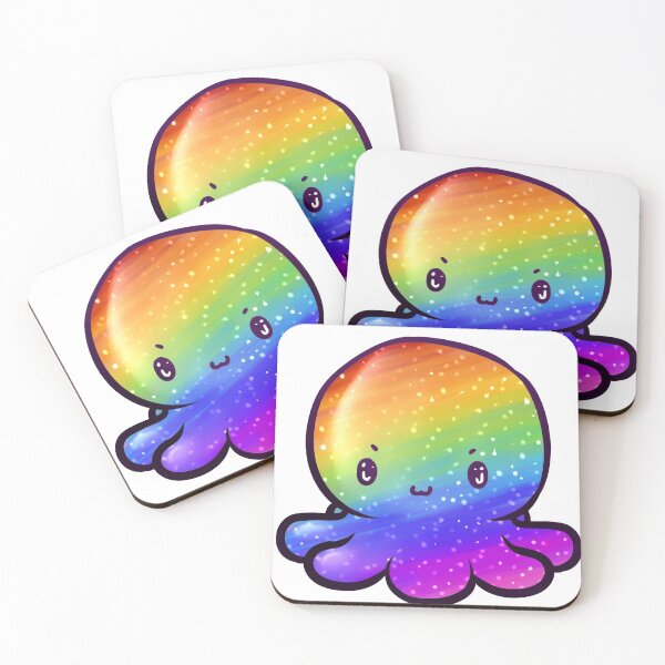 Item preview, Kawaii Rainbow Octopus designed and sold by KrissySempai.