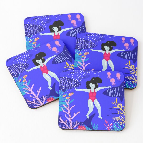 Item preview, Drowning in Anxiety designed and sold by Becky Duckmanton.