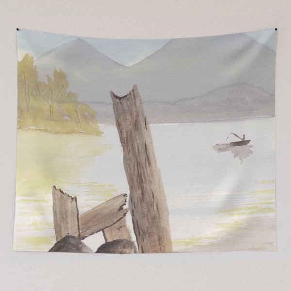 Item preview, Hand Painted Watercolor Landscape designed and sold by jitkaegressy.