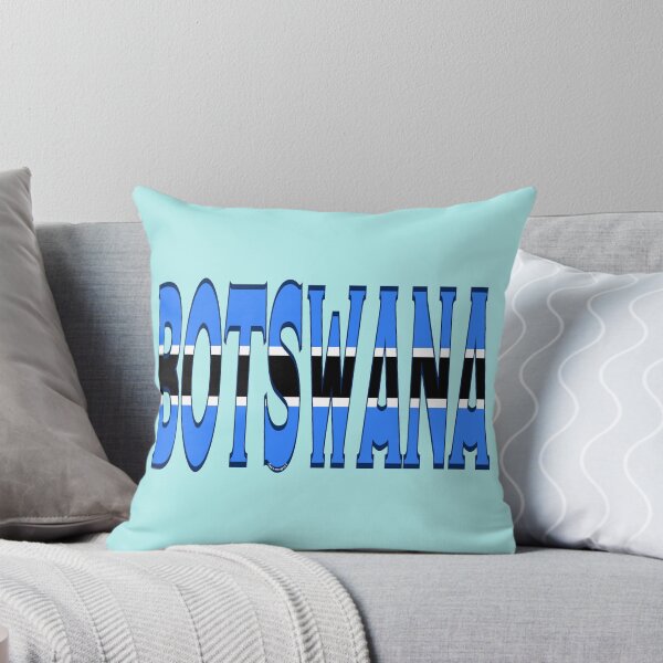 Item preview, Botswana Font with Botswanan Flag designed and sold by Havocgirl.