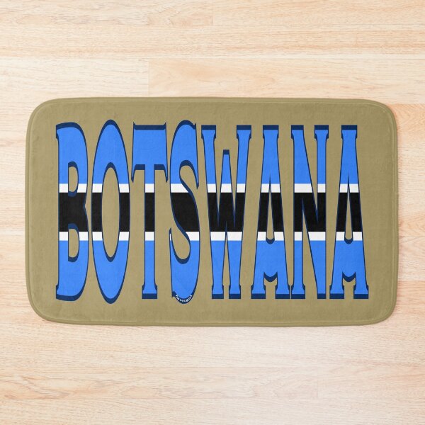 Item preview, Botswana Font with Botswanan Flag designed and sold by Havocgirl.