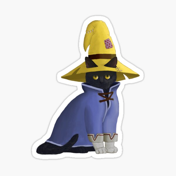 Aperçu de l'œuvre Vivi Cat - Final Fantasy IX Black Mage créée et vendue par chromaticturtle.
