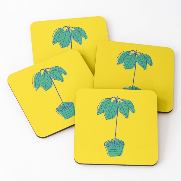 Item preview, Avocado tree in clay pebbles houseplant art designed and sold by Chee Sim.