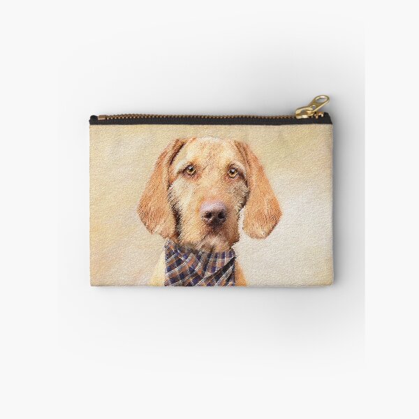 Item preview, Wirehaired Vizsla Painting - Cute Original Dog Art designed and sold by alpendesigns.
