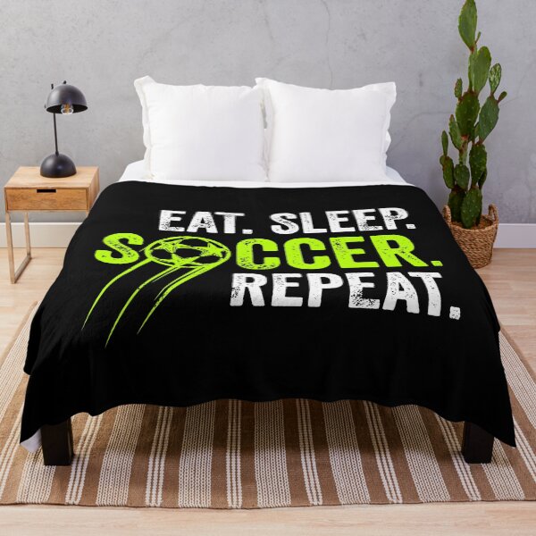 Item preview, Eat Sleep Soccer Repeat Funny T-shirt Sports Ball Gifts designed and sold by lxmag.