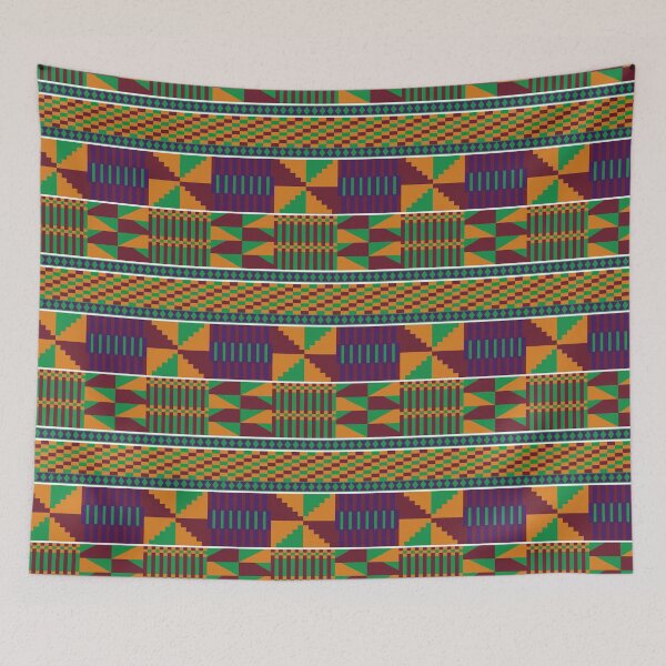 Item preview, African Cloth Pattern (Kente Temur) designed and sold by DarkoDesign.