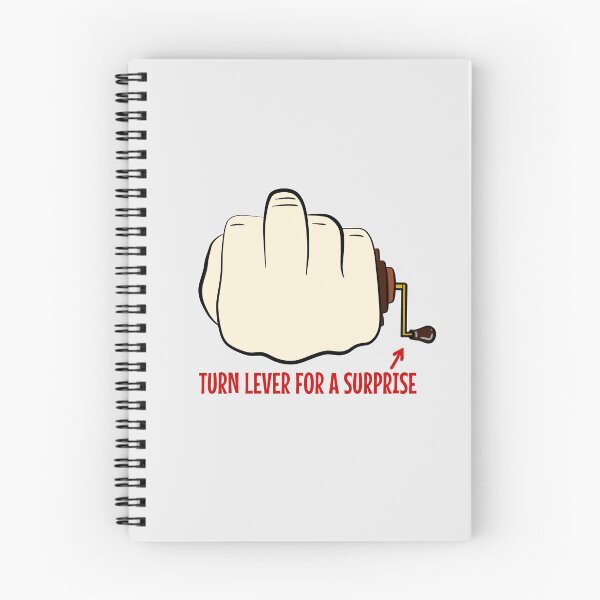 Item preview, TURN LEVER FOR MIDDLE FINGER designed and sold by aydapadi.