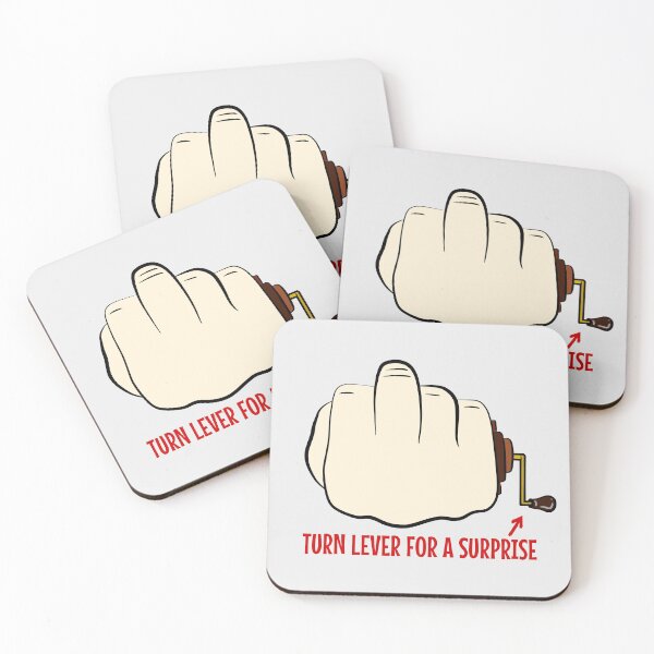 Item preview, TURN LEVER FOR MIDDLE FINGER designed and sold by aydapadi.