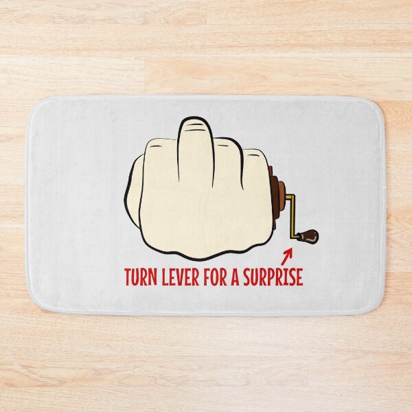 Item preview, TURN LEVER FOR MIDDLE FINGER designed and sold by aydapadi.