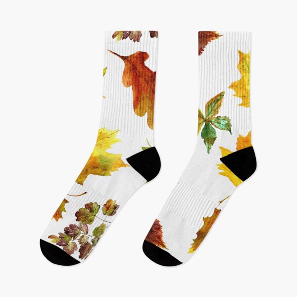 Item preview, Hello autumn fall leaves pattern designed and sold by wolfgangrainer.