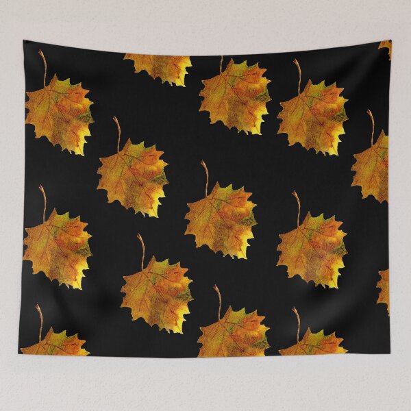 Item preview, Hello autumn fall leaves pattern designed and sold by wolfgangrainer.