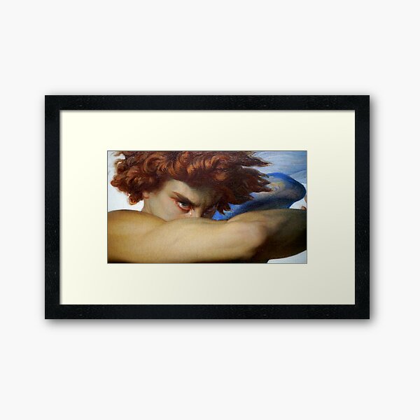 Fallen Angel Shirt Painting Lucifer Alexandre Cabanel Framed Art Print