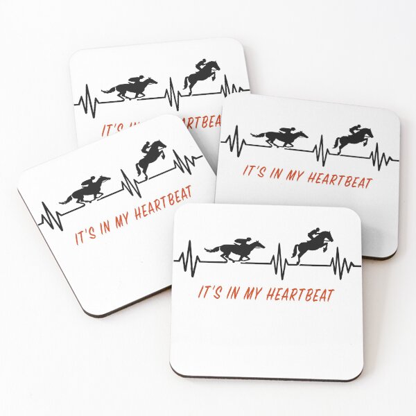 Item preview, horse heartbeat, riding horses its in my heartbeat pulse designed and sold by SiStyle.