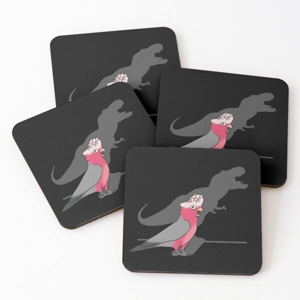 Item preview, T-rex rose-brested Galah cockatoo designed and sold by FandomizedRose.