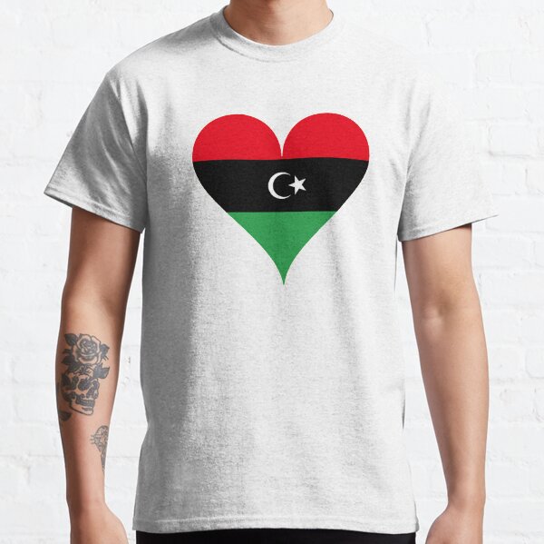 I Love Heart Libya Black Kids Sweatshirt