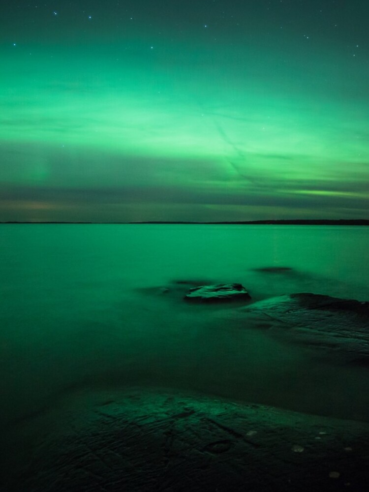 Mystic northern lights glow by Juhku