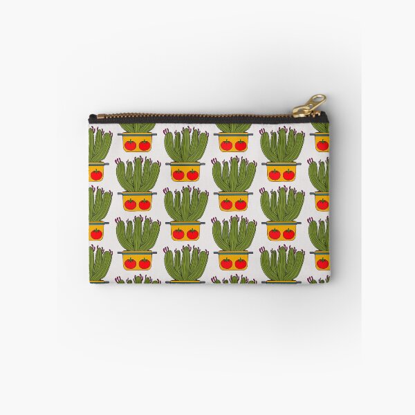 Artikelvorschau, Cute Cactus Design #156: Saguaro Cacti In A Pot With Tomato Design entworfen und verkauft von DreamCactus.
