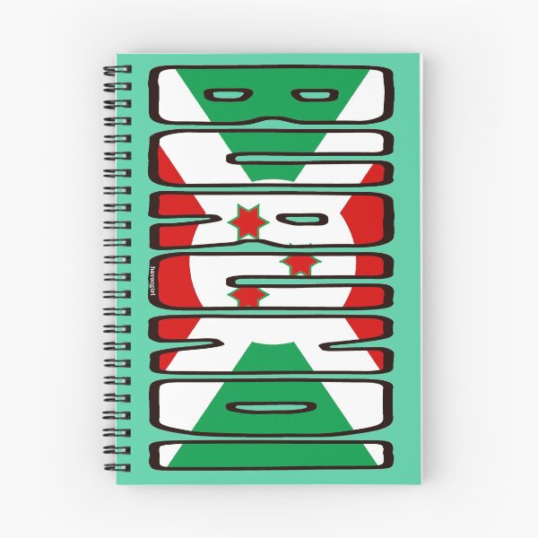 Item preview, Burundi Font with Burundian Flag designed and sold by Havocgirl.