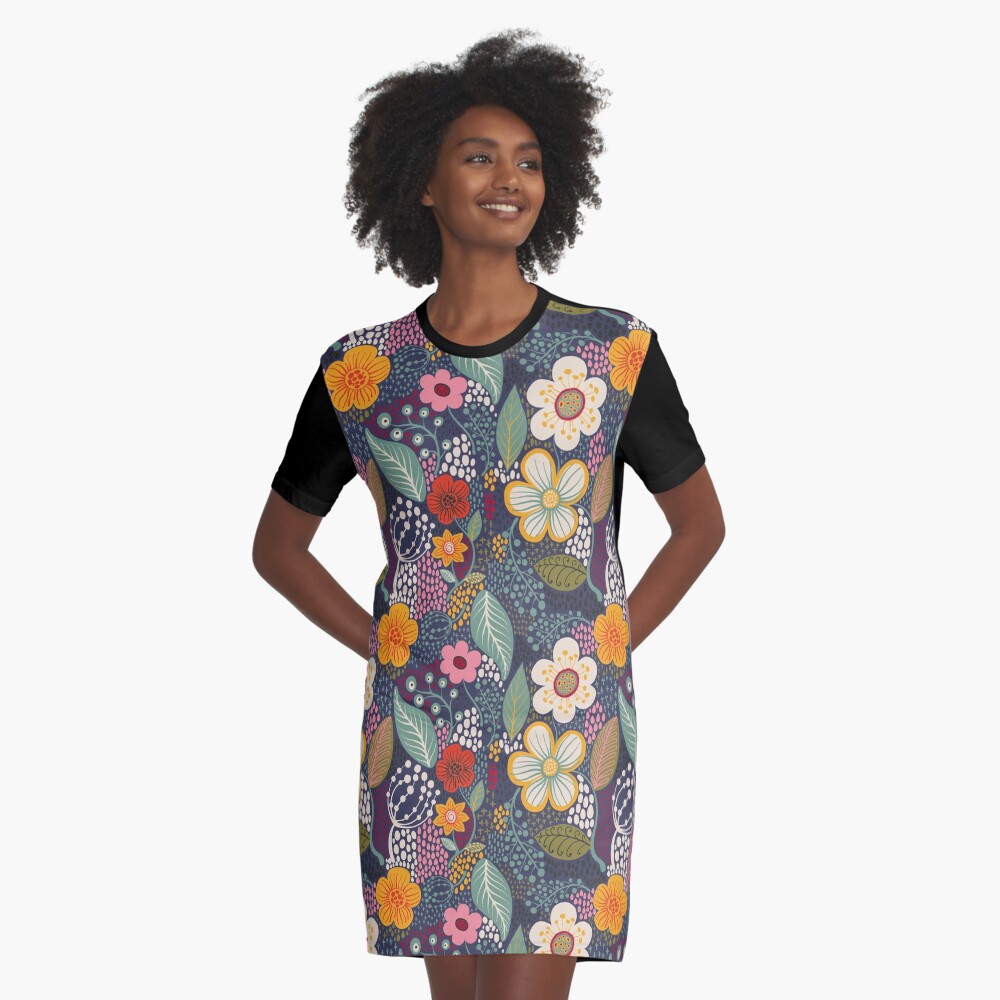 Item preview, Graphic T-Shirt Dress designed and sold by krayis.