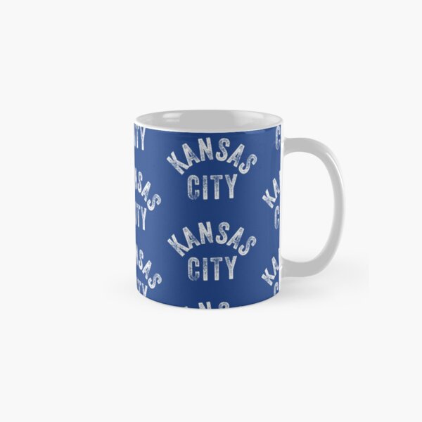 KC Royal Blue Classic Kansas City Vintage Local Kc Baseball Fan Gear Kansas city KC Face mask Kansas City facemask Classic Mug
