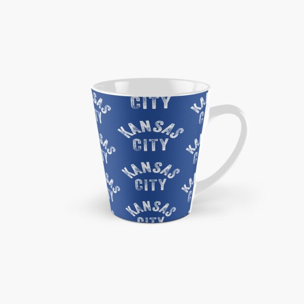 KC Royal Blue Classic Kansas City Vintage Local Kc Baseball Fan Gear Kansas city KC Face mask Kansas City facemask Tall Mug