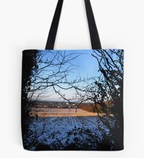 hay field Tote Bag