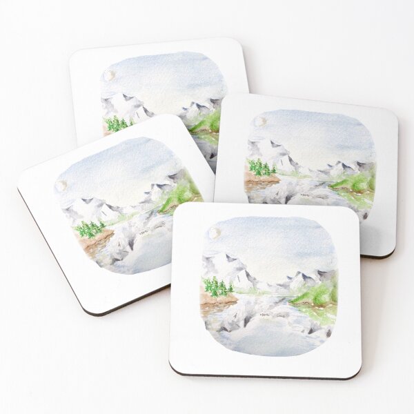 Item preview, Watercolour Mountains designed and sold by Alexa Price.