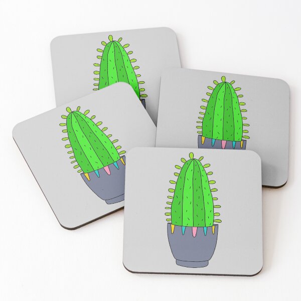 Aperçu de l'œuvre Cute Cactus Design #161: Nice Cactus In Purple Pot créée et vendue par DreamCactus.