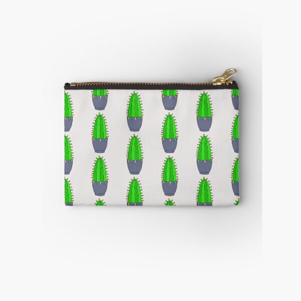 Item preview, Cute Cactus Design #161: Nice Cactus In Purple Pot designed and sold by DreamCactus.