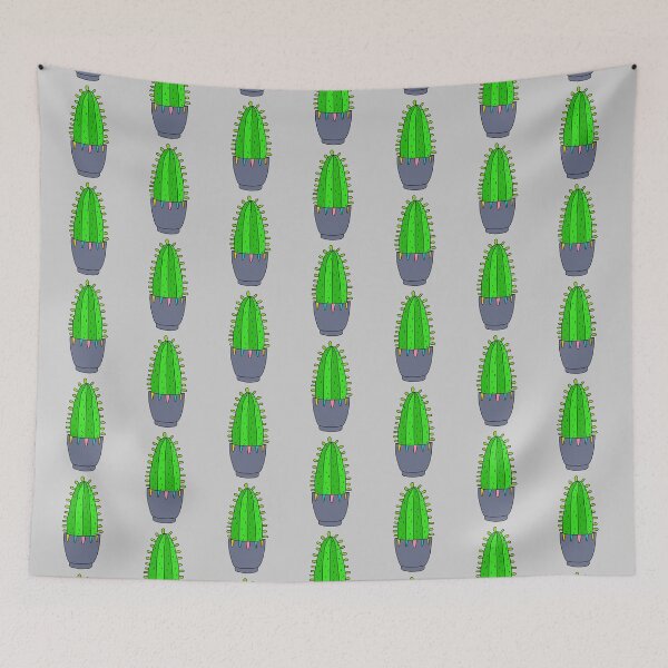 Artikelvorschau, Cute Cactus Design #161: Nice Cactus In Purple Pot entworfen und verkauft von DreamCactus.
