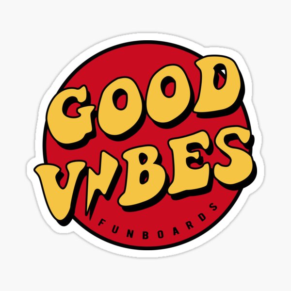 Item preview, Retro Good Vibes Sticker designed and sold by TonySpencer.