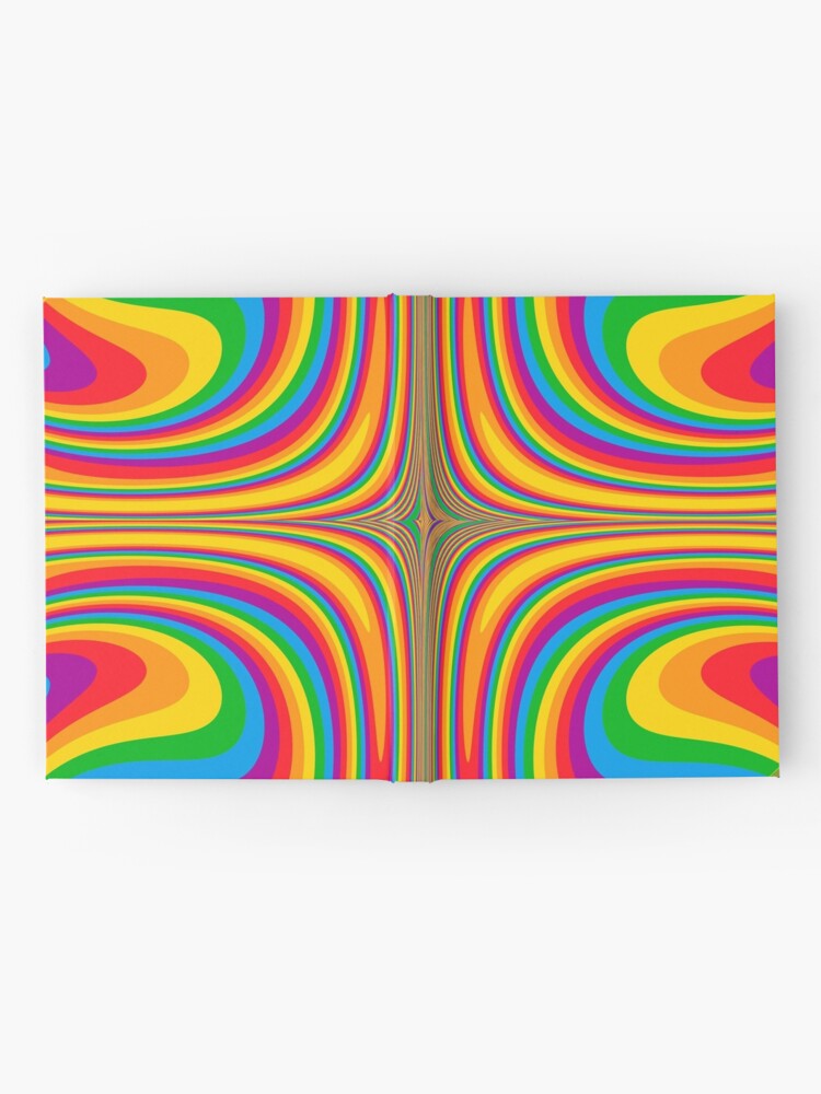 Alternate view of Psychedelic Hardcover Journal
