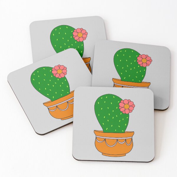 Item preview, Cute Cactus Design #162: Pretty Cactus In Elegant Pot designed and sold by DreamCactus.