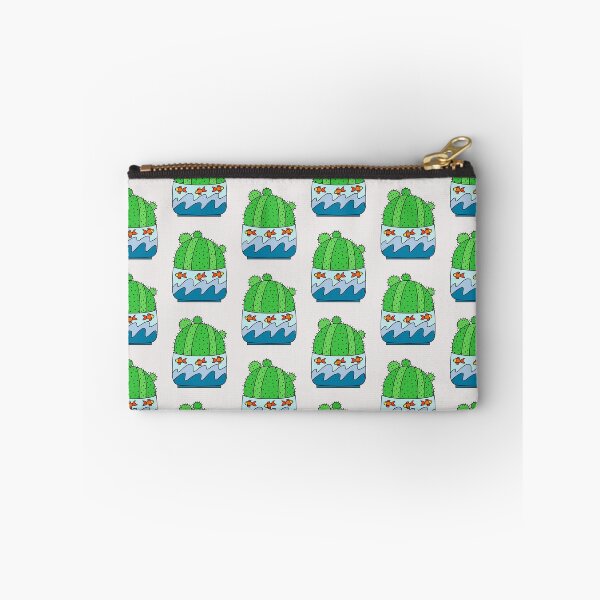 Artikelvorschau, Cute Cactus Design #163: Ball Cactus In Goldfish Themed Pot entworfen und verkauft von DreamCactus.