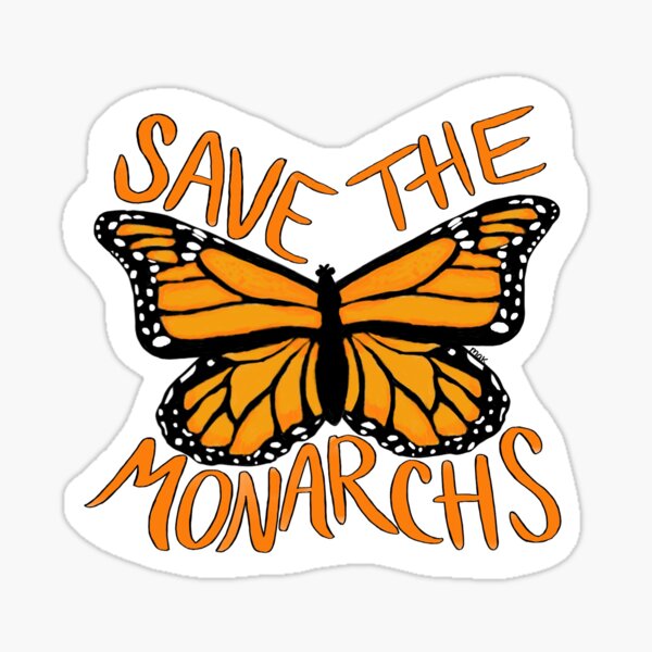 Save the Monarchs Sticker