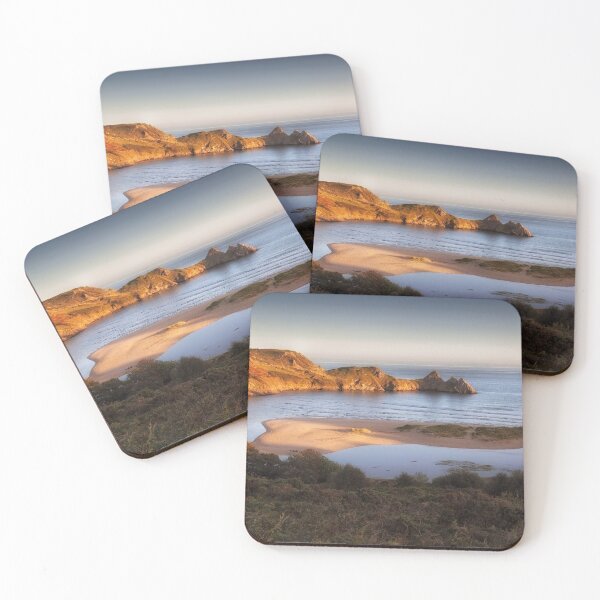 Item preview, High tide at Three Cliffs Bay  designed and sold by Leighton Collins.