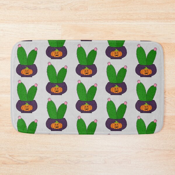 Item preview, Cute Cactus Design #165: Cute Cacti In Halloween Pumpkin Pot designed and sold by DreamCactus.