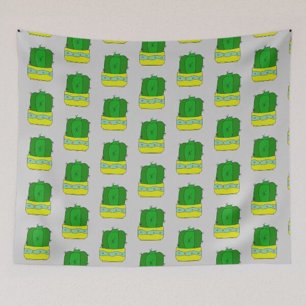 Artikelvorschau, Cute Cactus Design #168: Cactus In Yellow Pot entworfen und verkauft von DreamCactus.