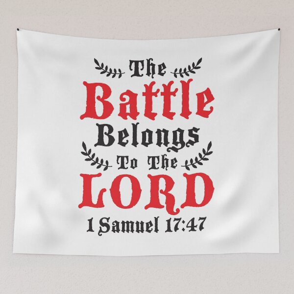 Item preview, The Battle Belongs To The Lord designed and sold by plushism.