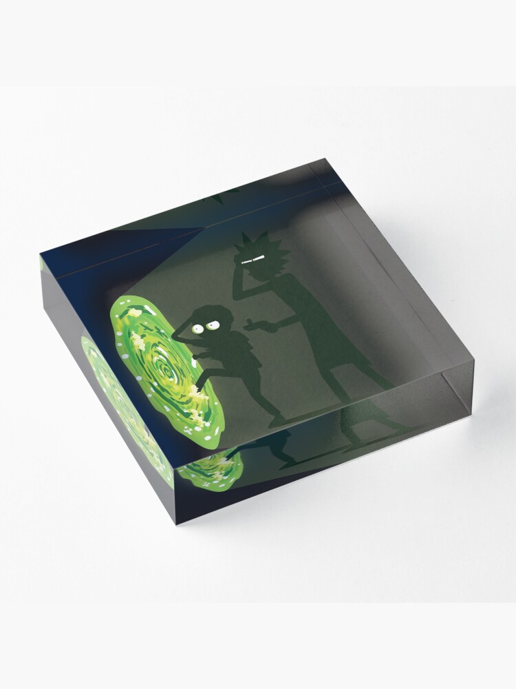Alternate view of Rick and Morty - Portal Travel Acrylic Block
